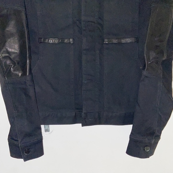 Alexandre Plokhov Trucker Denim/Leather Jacket Men’s Size 50IT Pristine Vtg​​​​​ - Picture 3 of 11